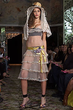 Betsey Johnson fashion show for Spring/Summer 2002