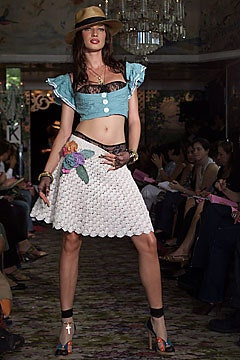 Betsey Johnson fashion show for Spring/Summer 2002