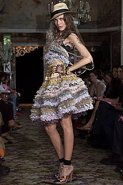 Betsey Johnson fashion show for Spring/Summer 2002