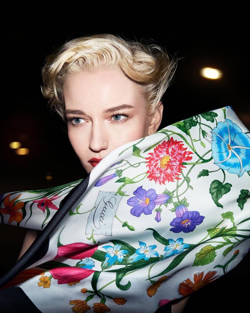 Gucci The Art of Silk advertisement for Spring/Summer 2025