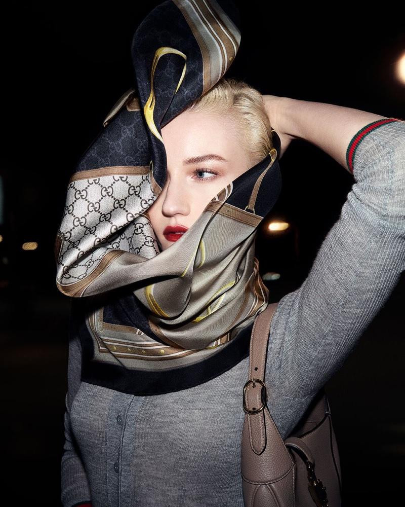 Gucci The Art of Silk advertisement for Spring/Summer 2025
