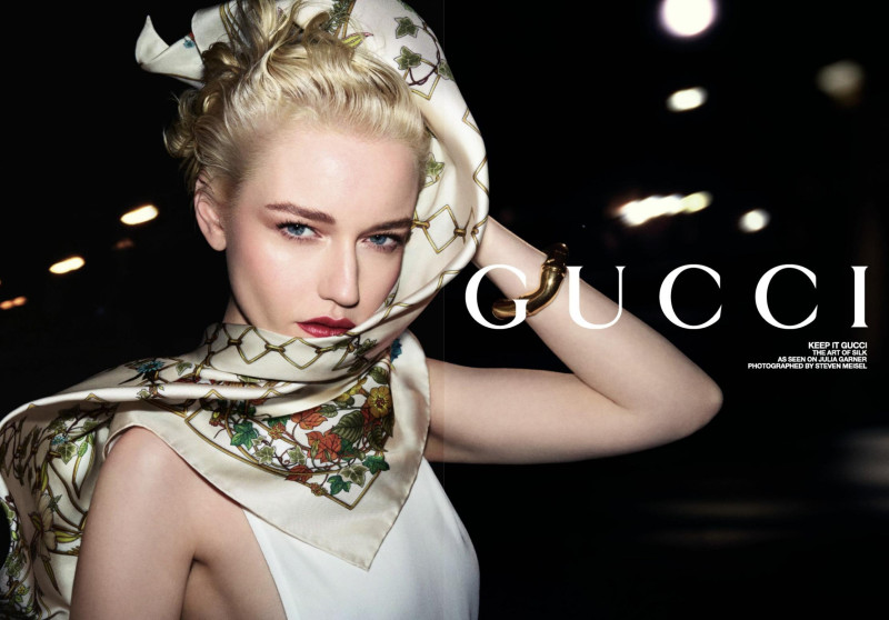 Gucci The Art of Silk advertisement for Spring/Summer 2025