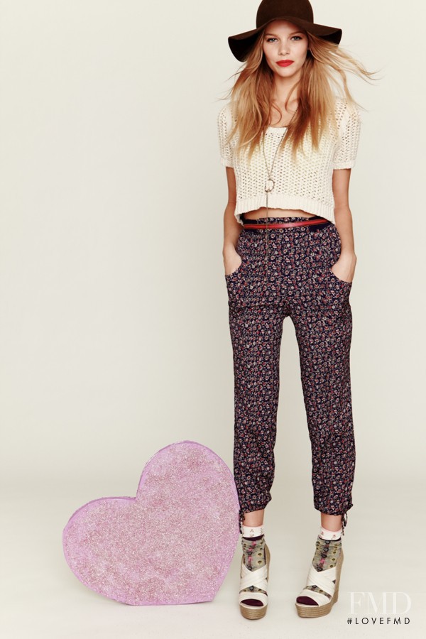 Marloes Horst featured in  the Free People catalogue for Spring 2011