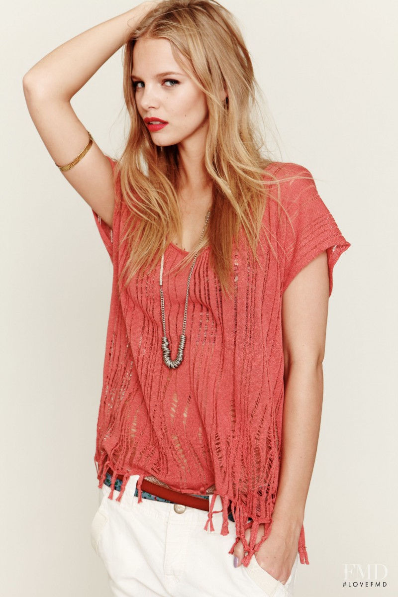 Marloes Horst featured in  the Free People catalogue for Spring 2011