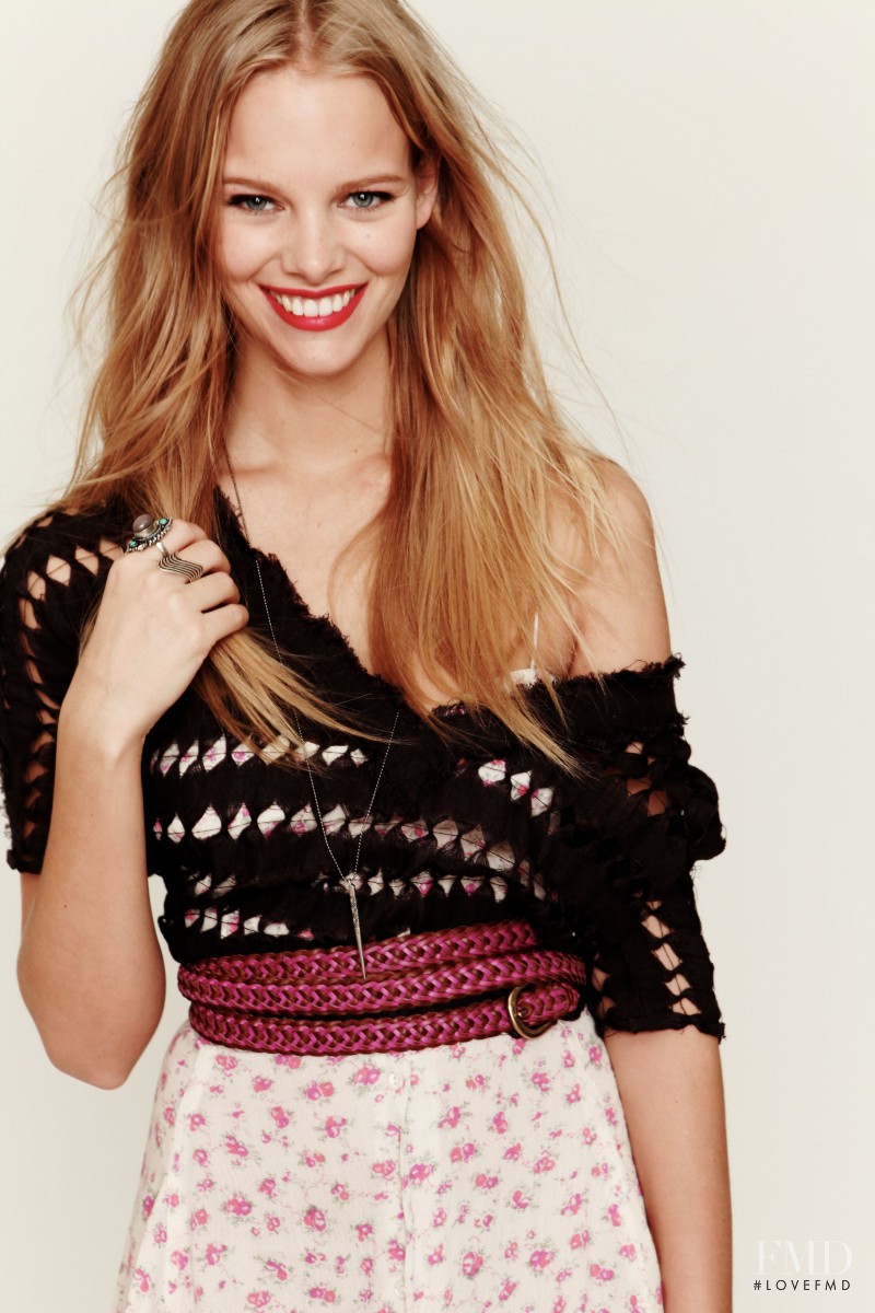 Marloes Horst featured in  the Free People catalogue for Spring 2011