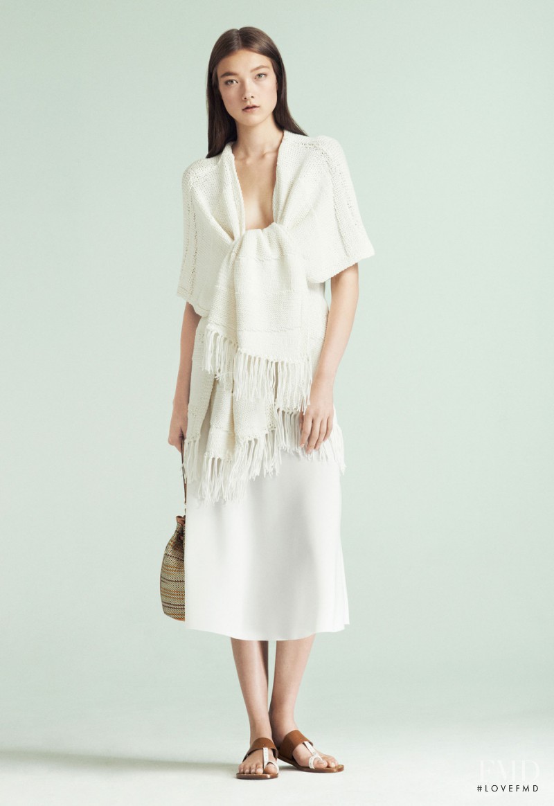 Yumi Lambert featured in  the Elizabeth & James lookbook for Spring/Summer 2015