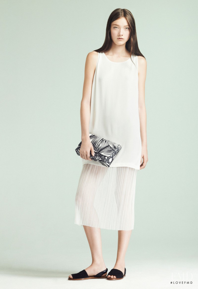 Yumi Lambert featured in  the Elizabeth & James lookbook for Spring/Summer 2015