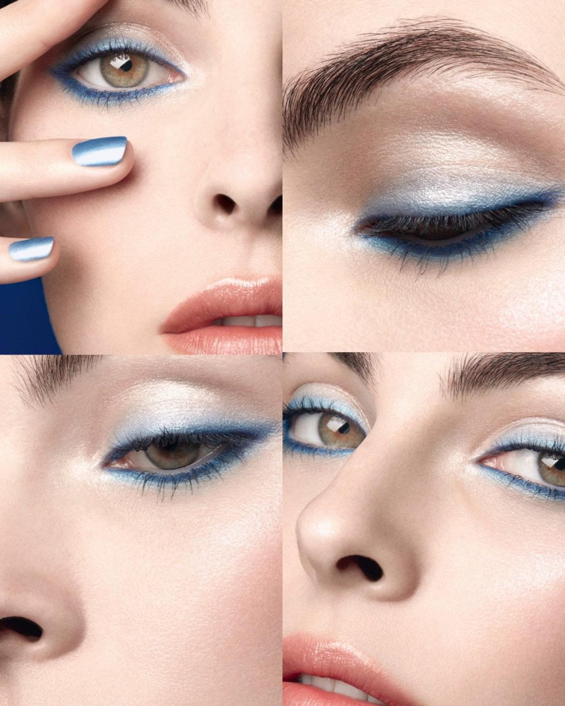 Vittoria Ceretti featured in  the Chanel Beauty advertisement for Spring 2024