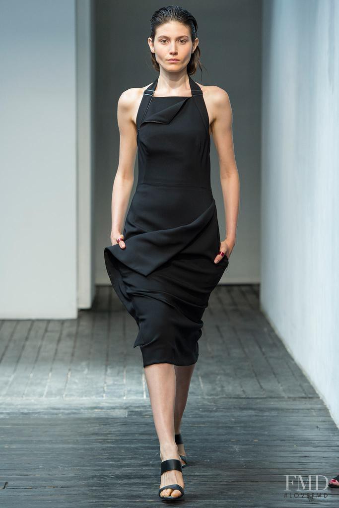 Giuliana Caramuto featured in  the Dion Lee fashion show for Spring/Summer 2015