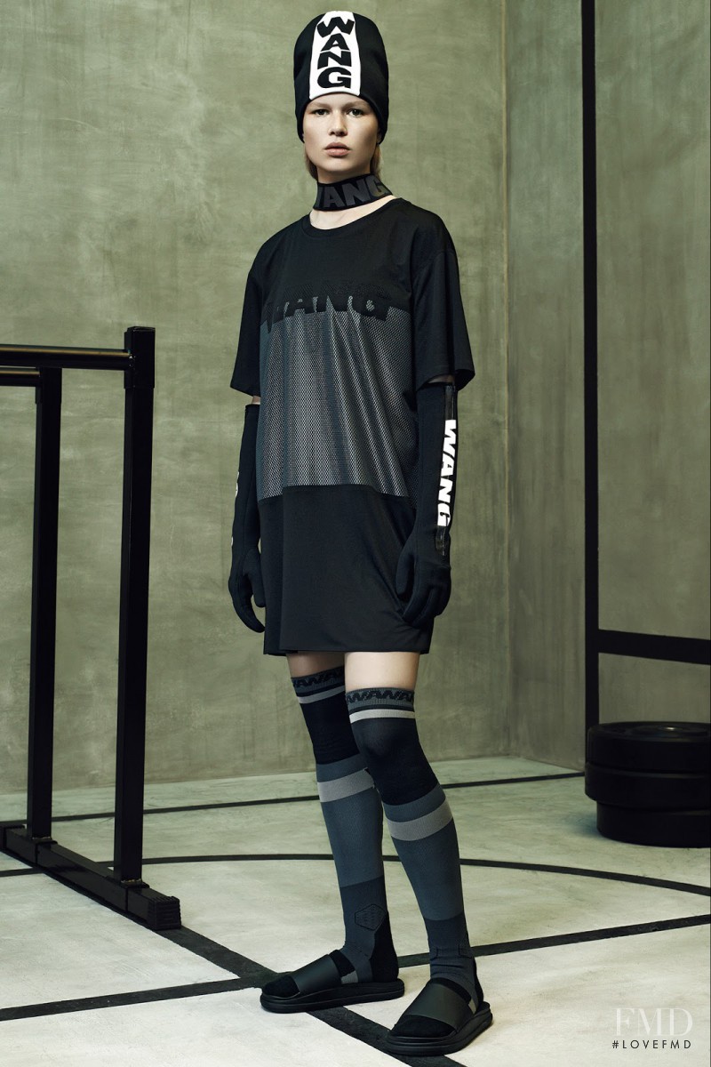 Anna Ewers featured in  the H&M x Alexander Wang lookbook for Autumn/Winter 2014