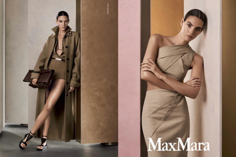 Vittoria Ceretti featured in  the Max Mara advertisement for Spring/Summer 2025