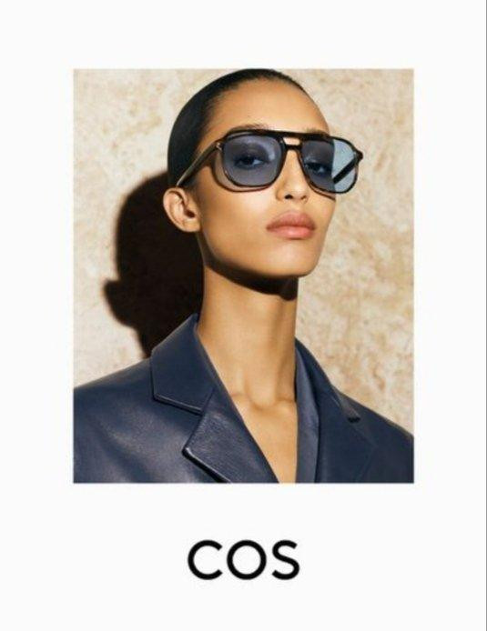 Mona Tougaard featured in  the Cos Sweden advertisement for Spring/Summer 2025