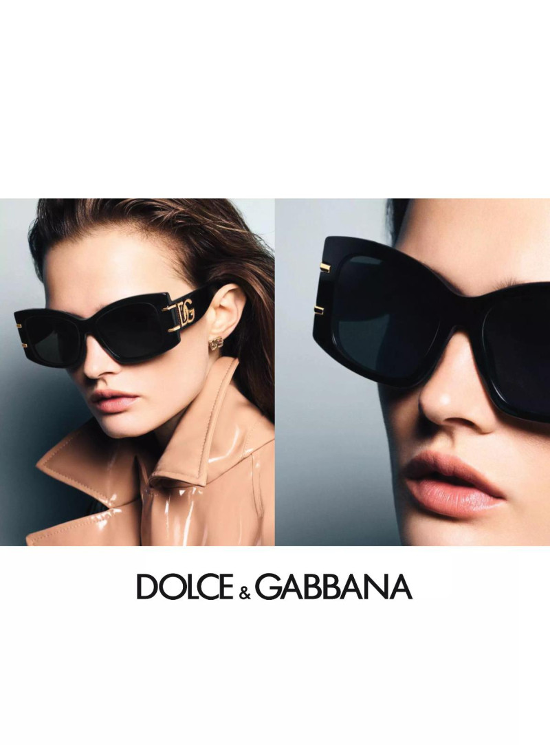 Lulu Tenney featured in  the Dolce & Gabbana - Eyewear advertisement for Spring/Summer 2025