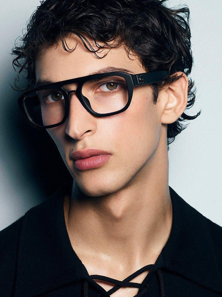 Habib Masovic featured in  the Dolce & Gabbana - Eyewear advertisement for Spring/Summer 2025
