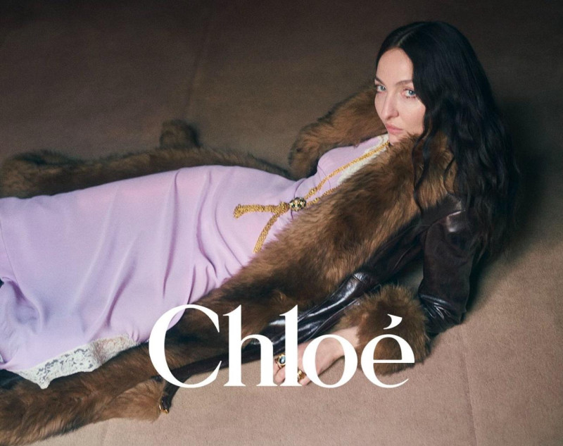 Petra Collins featured in  the Chloe Characters advertisement for Spring/Summer 2025
