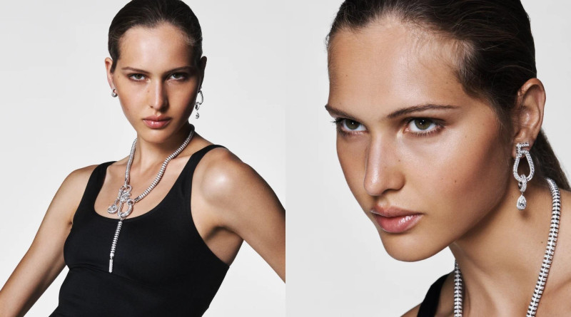 Angelina Kendall featured in  the Chanel Fine Jewellery Sport High Jewelry advertisement for Spring/Summer 2025