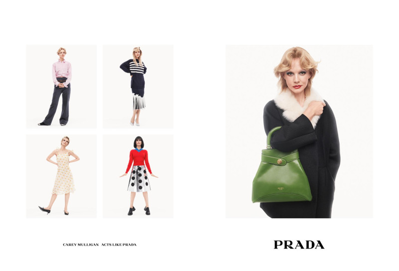 Liu Wen featured in  the Prada advertisement for Spring/Summer 2025