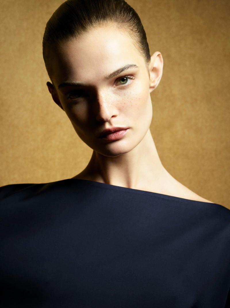 Lulu Tenney featured in  the Cos Sweden advertisement for Winter 2024
