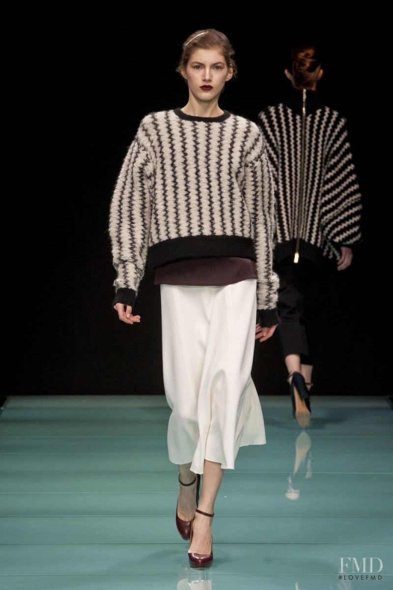 Valery Kaufman featured in  the Anteprima fashion show for Autumn/Winter 2014