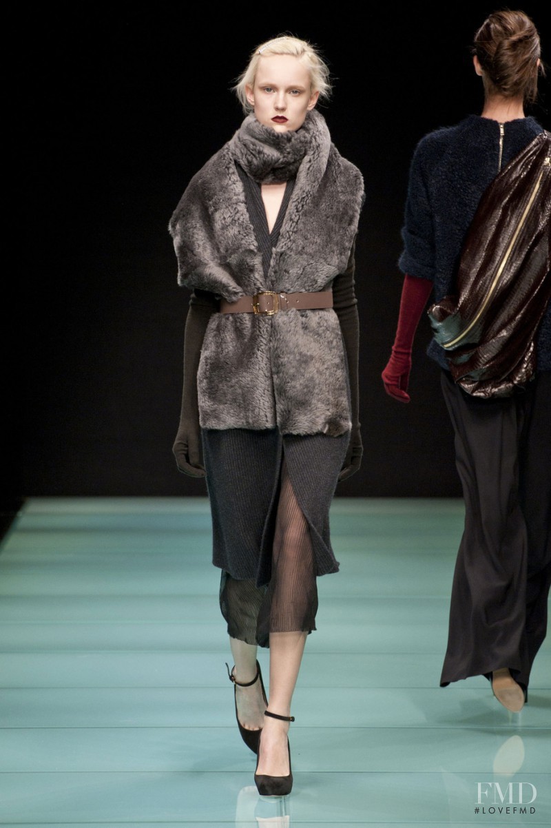 Harleth Kuusik featured in  the Anteprima fashion show for Autumn/Winter 2014