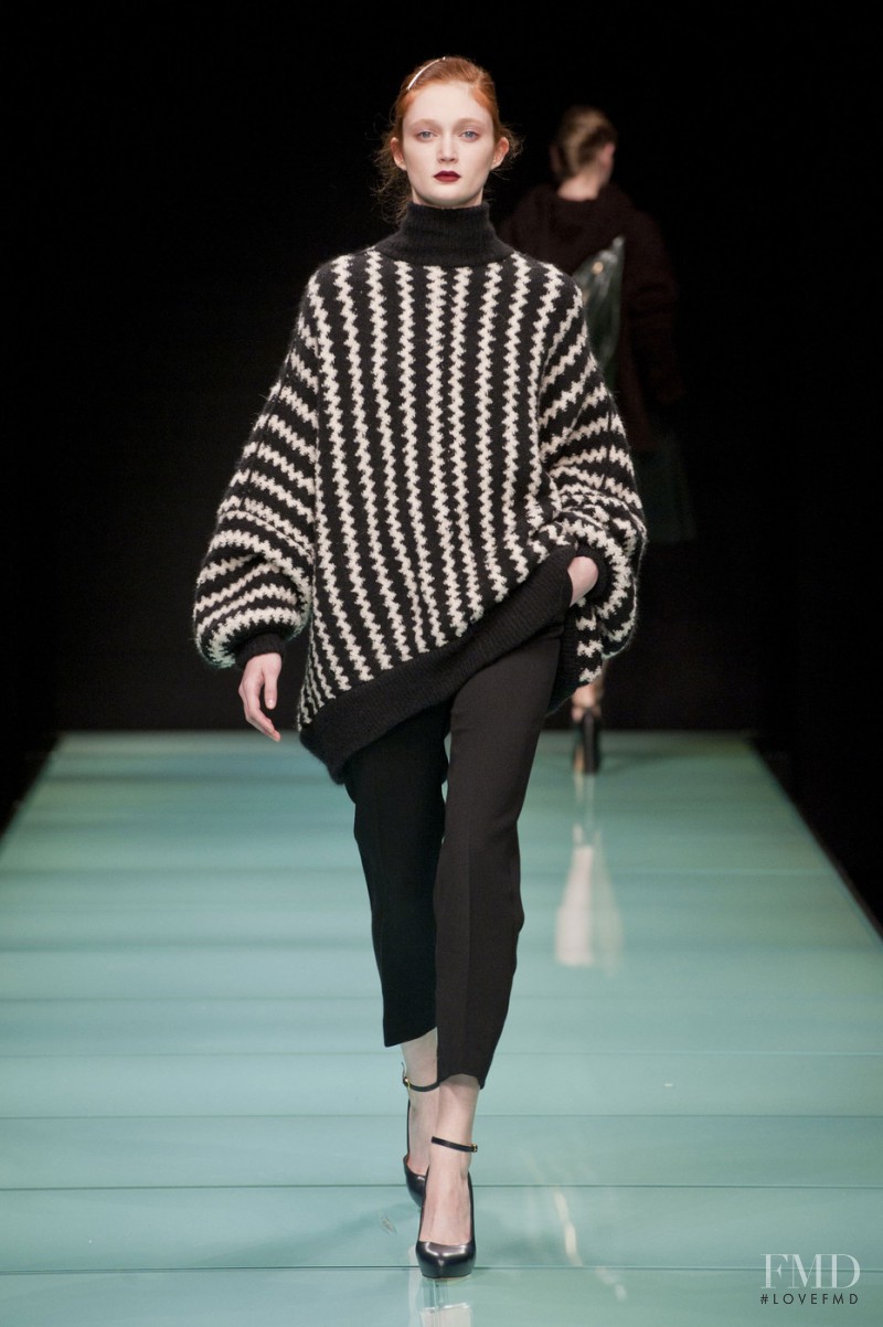 Sophie Touchet featured in  the Anteprima fashion show for Autumn/Winter 2014