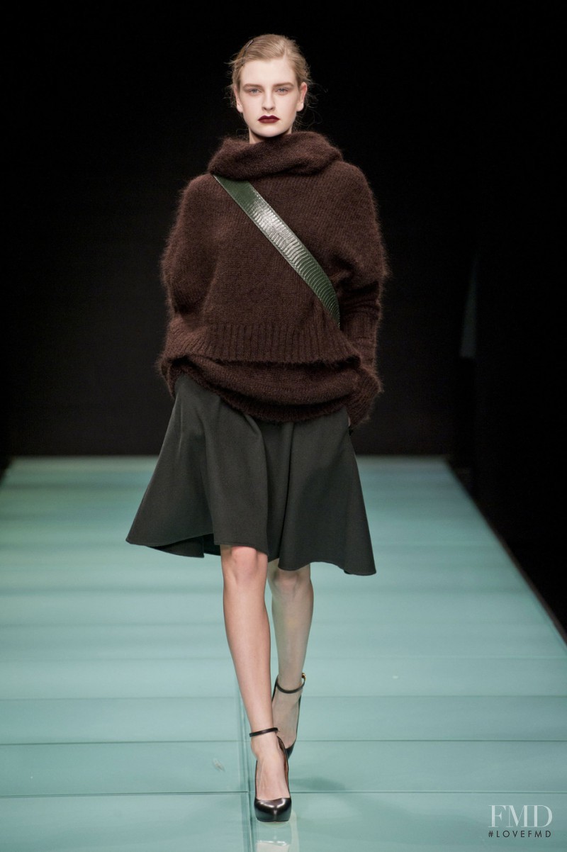 Ieva Palionyte featured in  the Anteprima fashion show for Autumn/Winter 2014