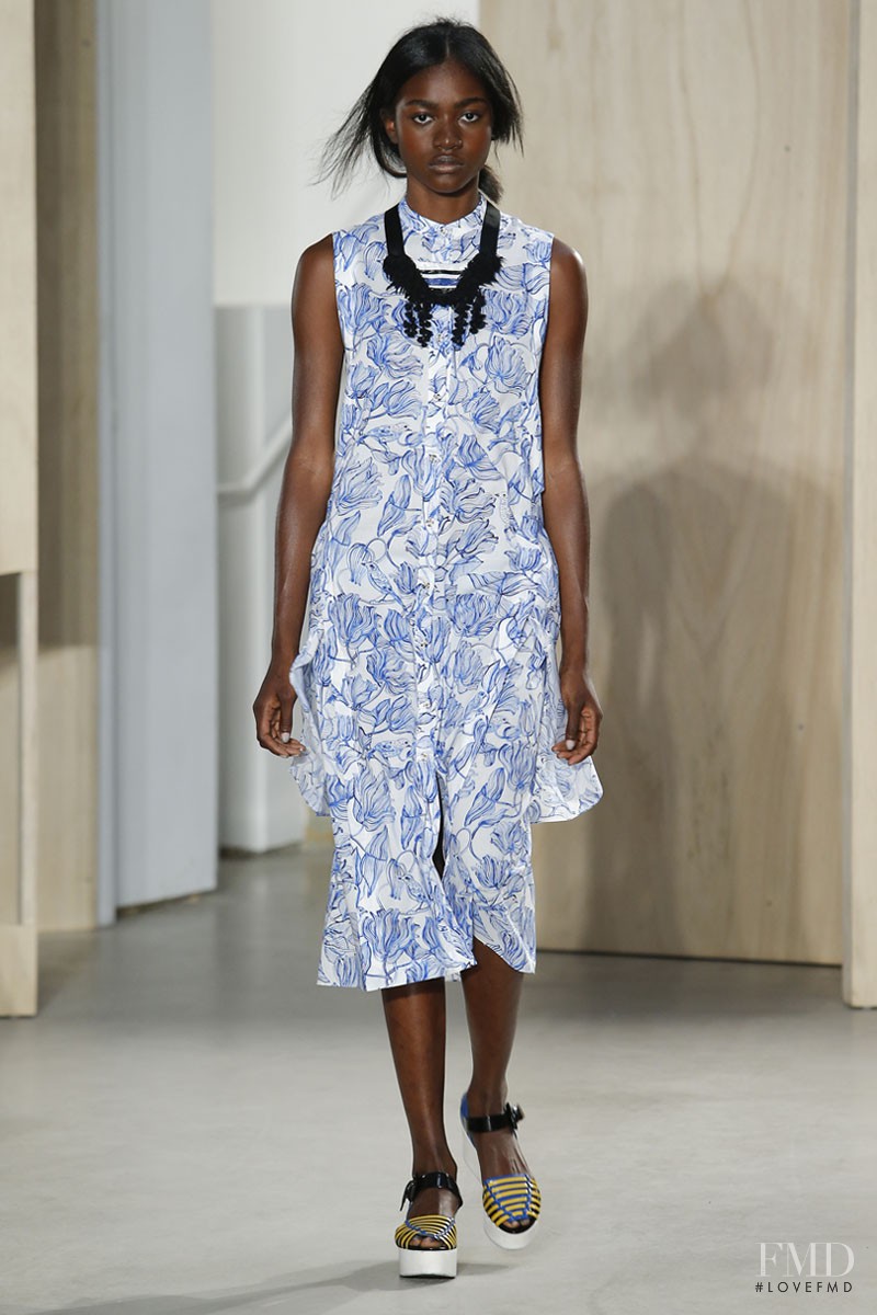 Zuri Tibby featured in  the Creatures of the Wind fashion show for Spring/Summer 2015