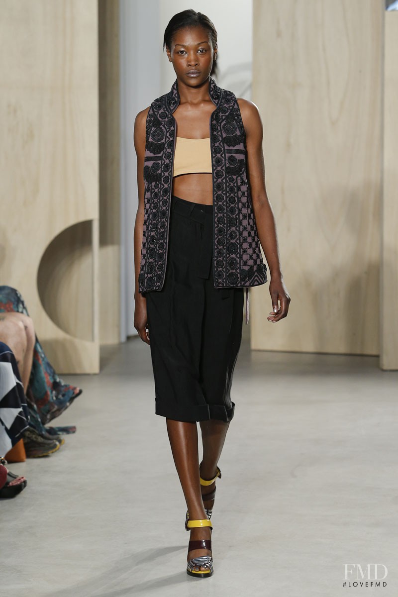 Betty Adewole featured in  the Creatures of the Wind fashion show for Spring/Summer 2015