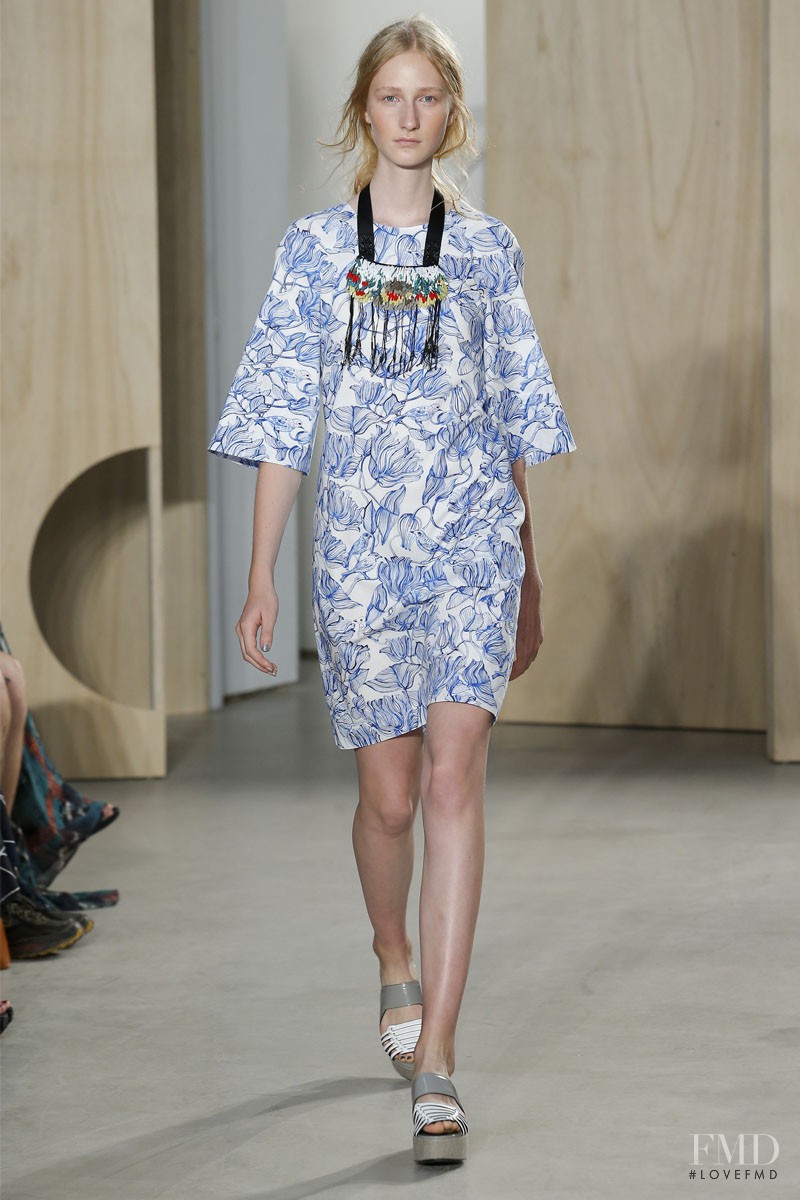 Charlotte Lindvig featured in  the Creatures of the Wind fashion show for Spring/Summer 2015