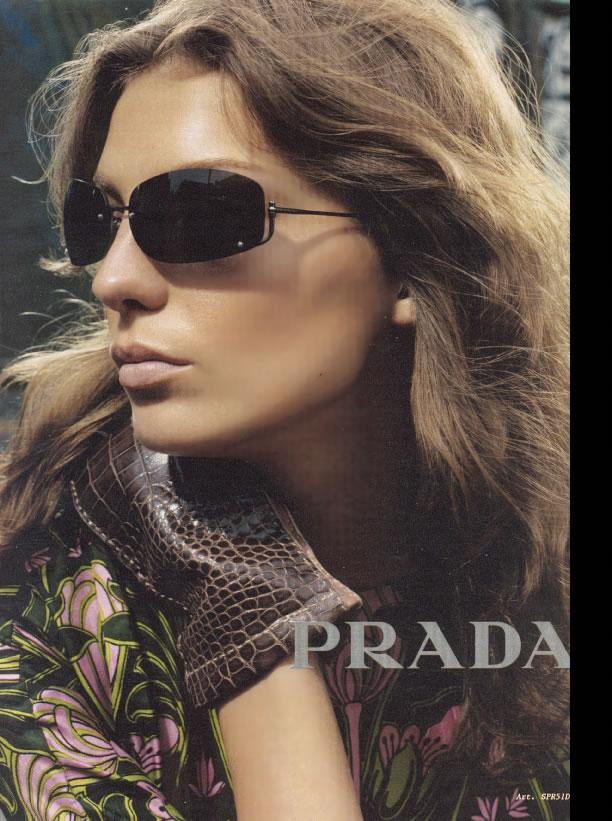 Prada Eyewear advertisement for Pre-Fall 2005