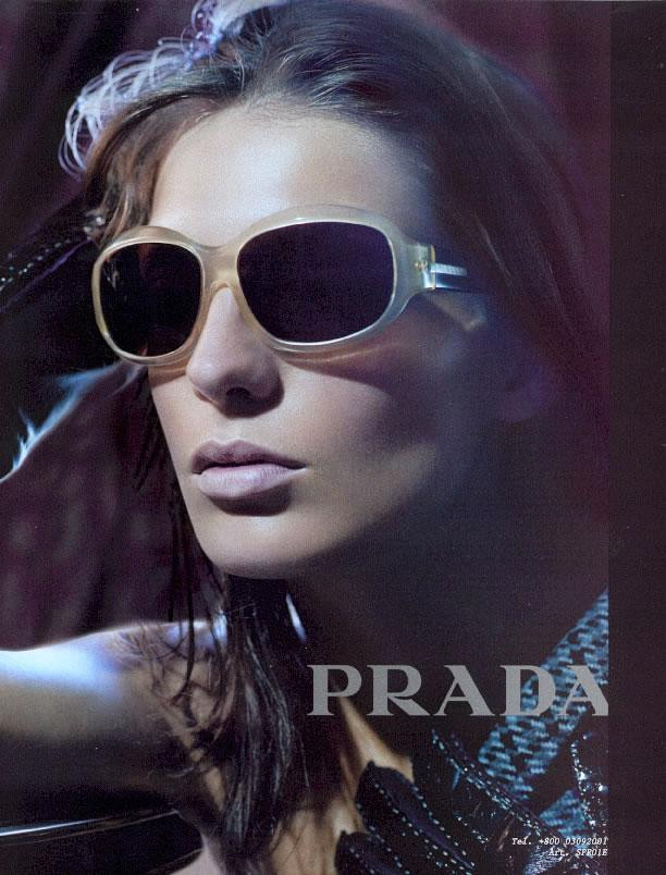 Prada Eyewear advertisement for Pre-Fall 2005