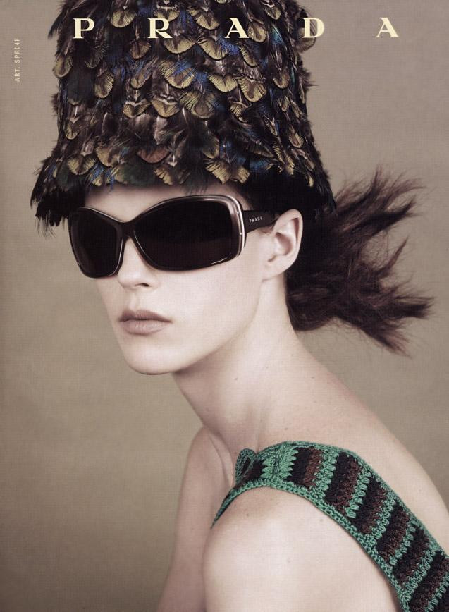 Prada Eyewear advertisement for Pre-Fall 2005