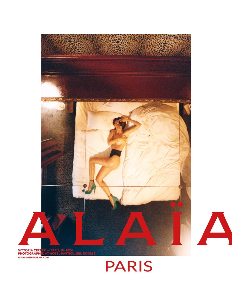 Alaia advertisement for Pre-Fall 2024