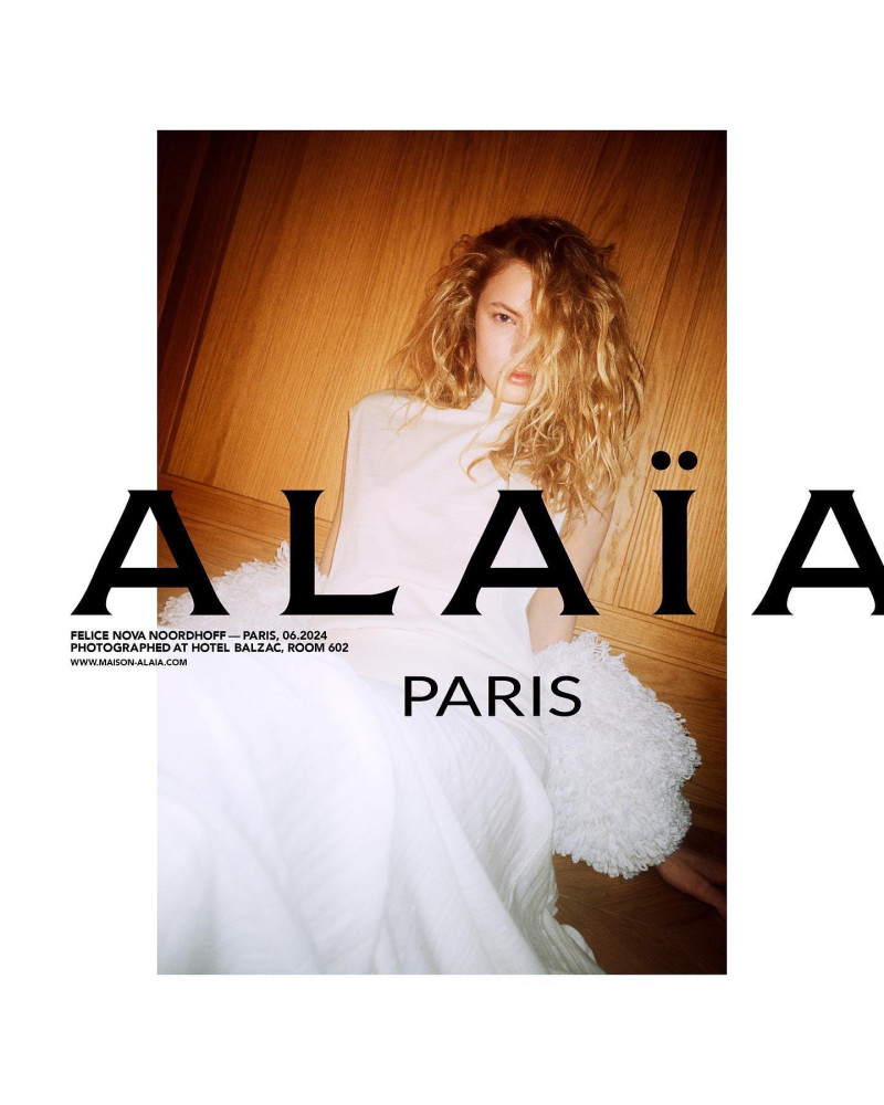 Alaia advertisement for Pre-Fall 2024