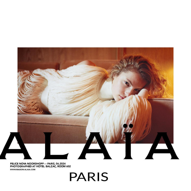 Alaia advertisement for Pre-Fall 2024