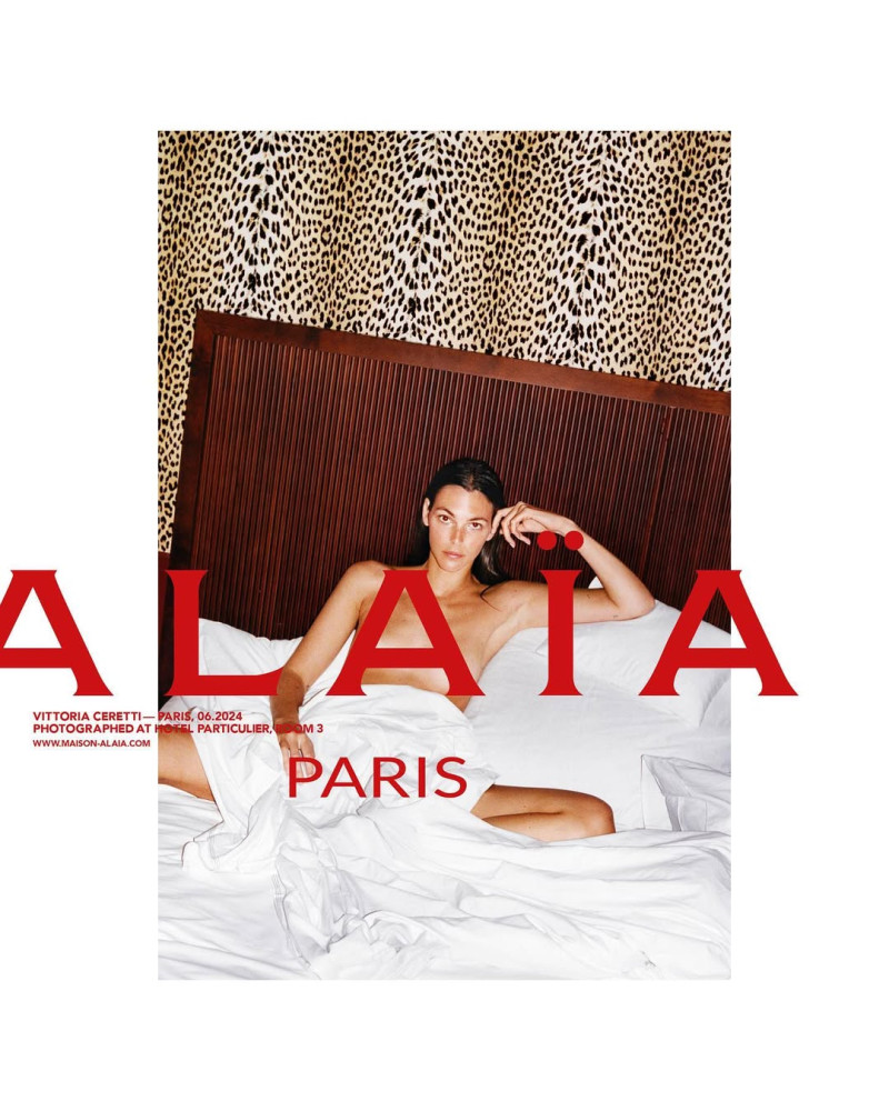 Alaia advertisement for Pre-Fall 2024