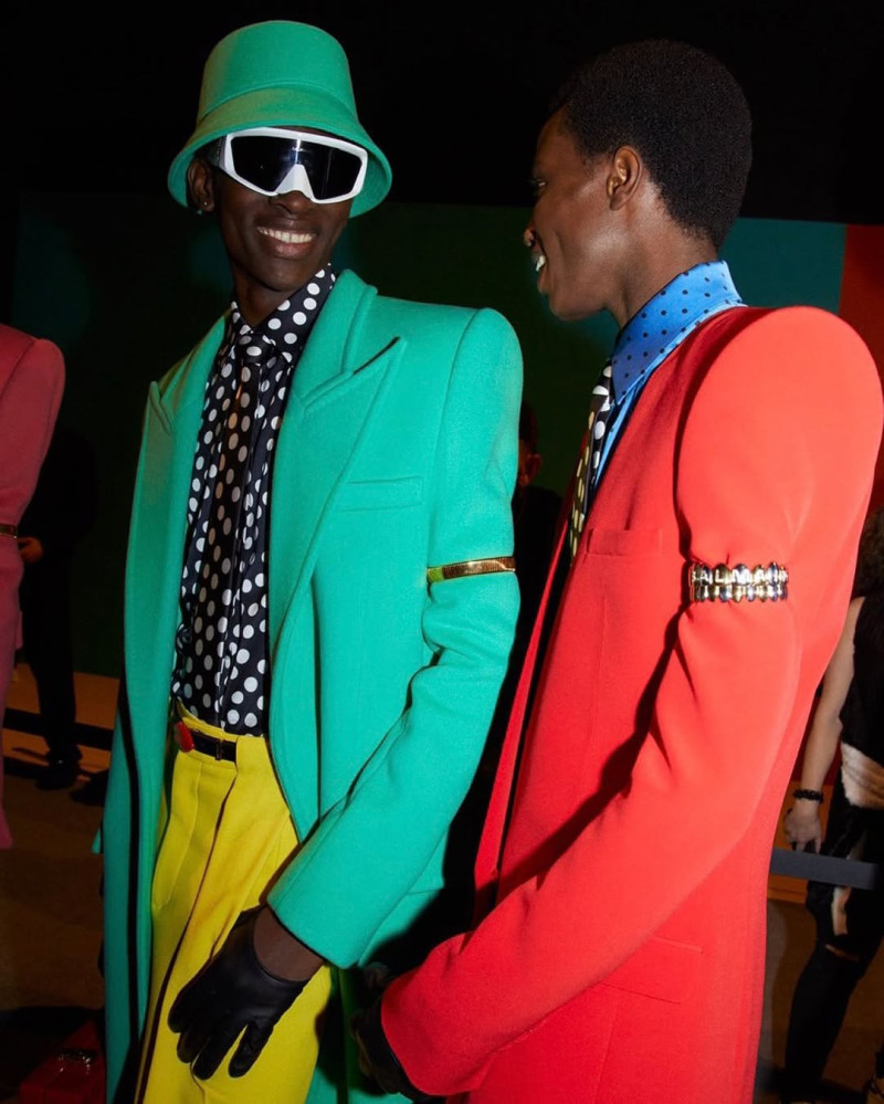 Balmain advertisement for Autumn/Winter 2024