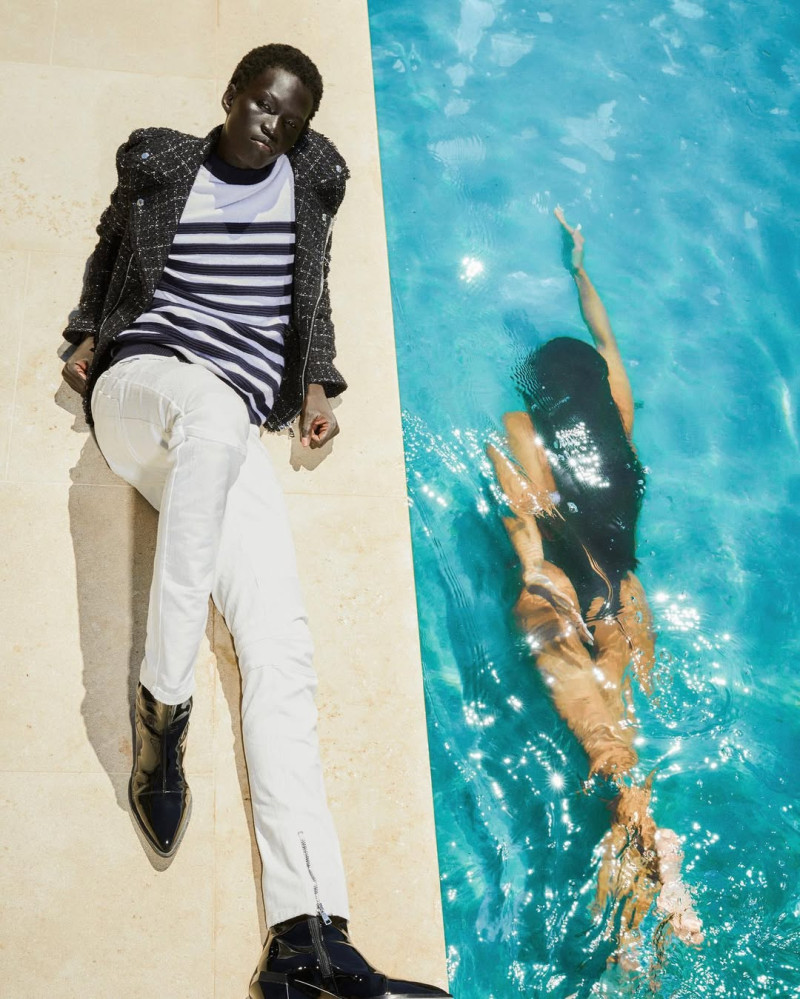 Balmain advertisement for Pre-Fall 2024