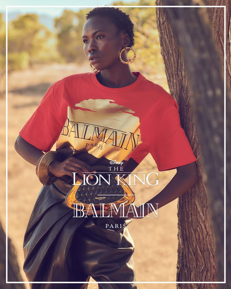 Balmain x The Lion King advertisement for Summer 2024