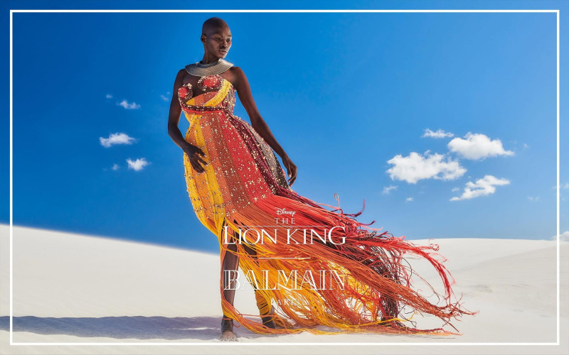 Balmain x The Lion King advertisement for Summer 2024