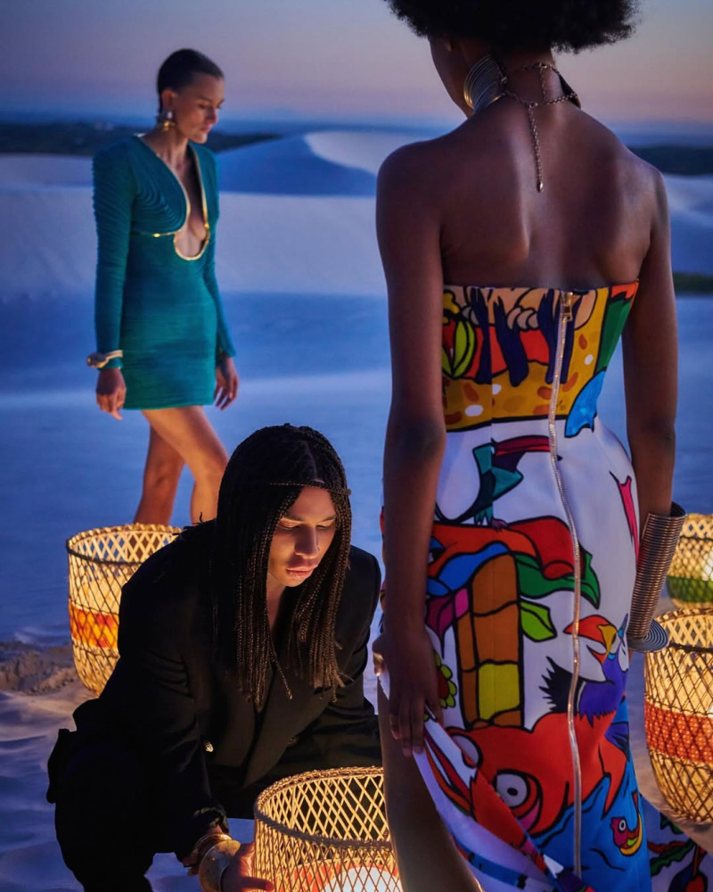 Balmain x The Lion King advertisement for Summer 2024