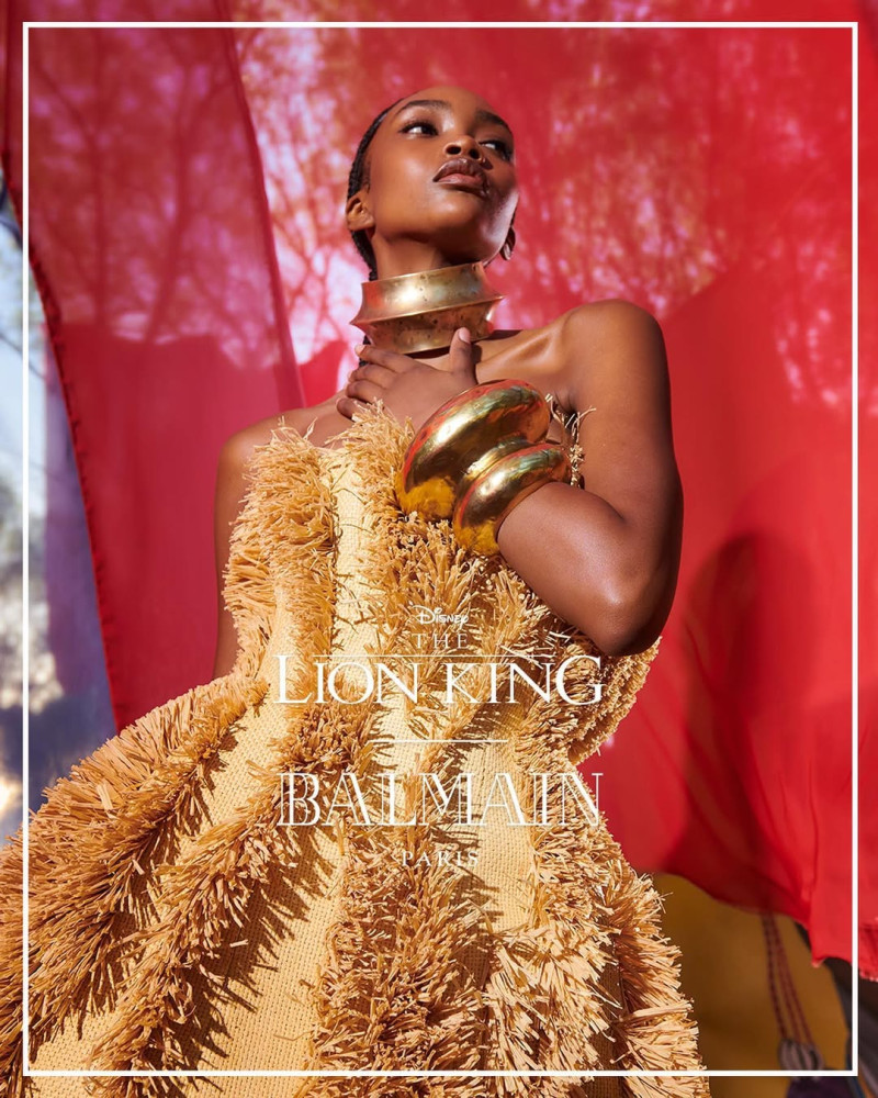Balmain x The Lion King advertisement for Summer 2024