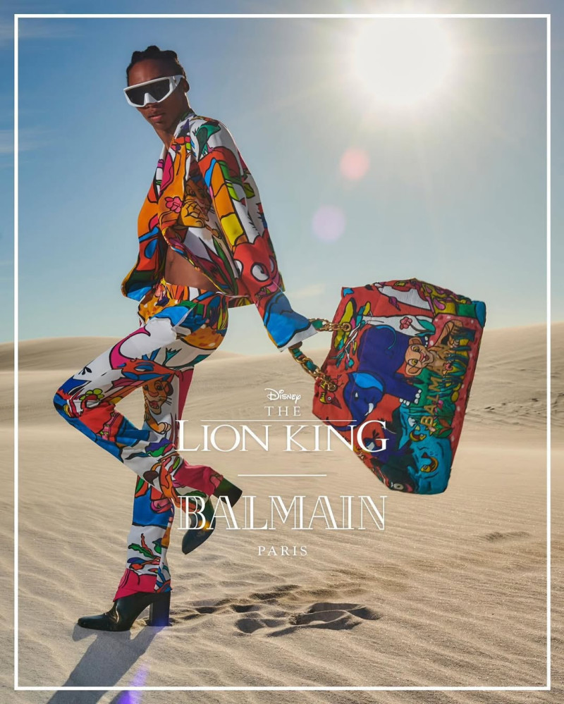 Balmain x The Lion King advertisement for Summer 2024