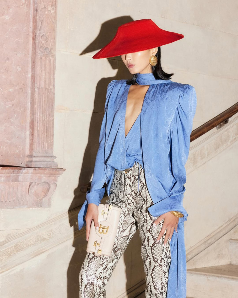Balmain advertisement for Resort 2024