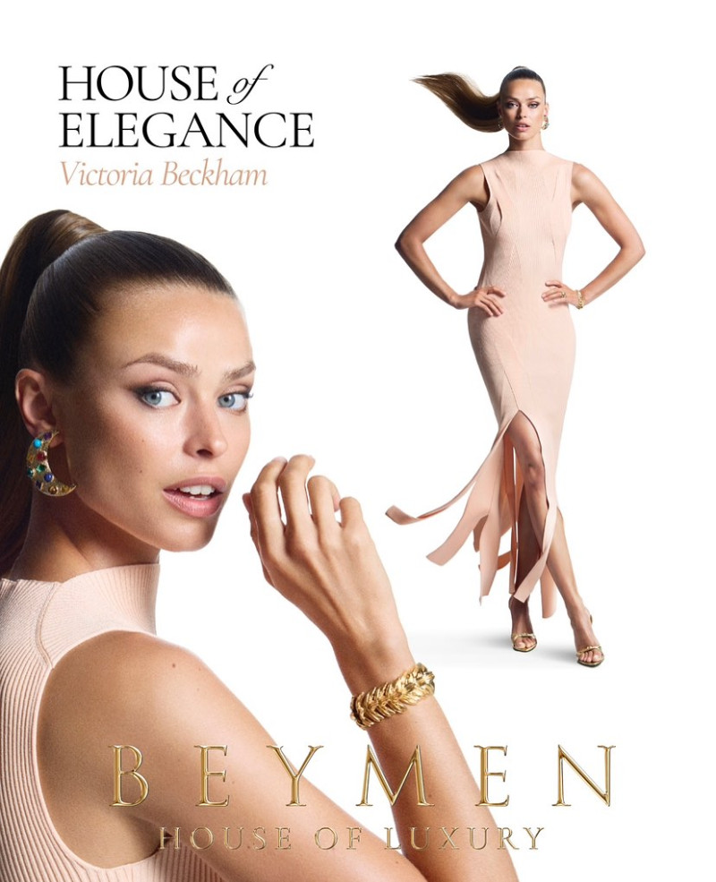 Birgit Kos featured in  the Beymen advertisement for Spring/Summer 2025