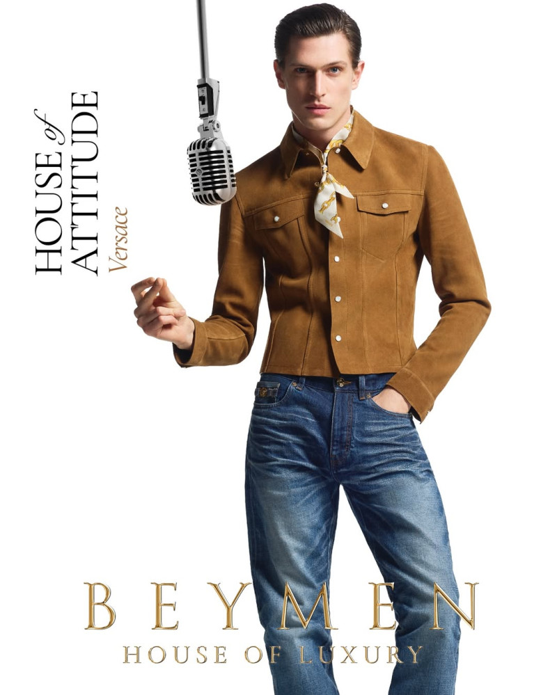 Edoardo Sebastianelli featured in  the Beymen advertisement for Spring/Summer 2025