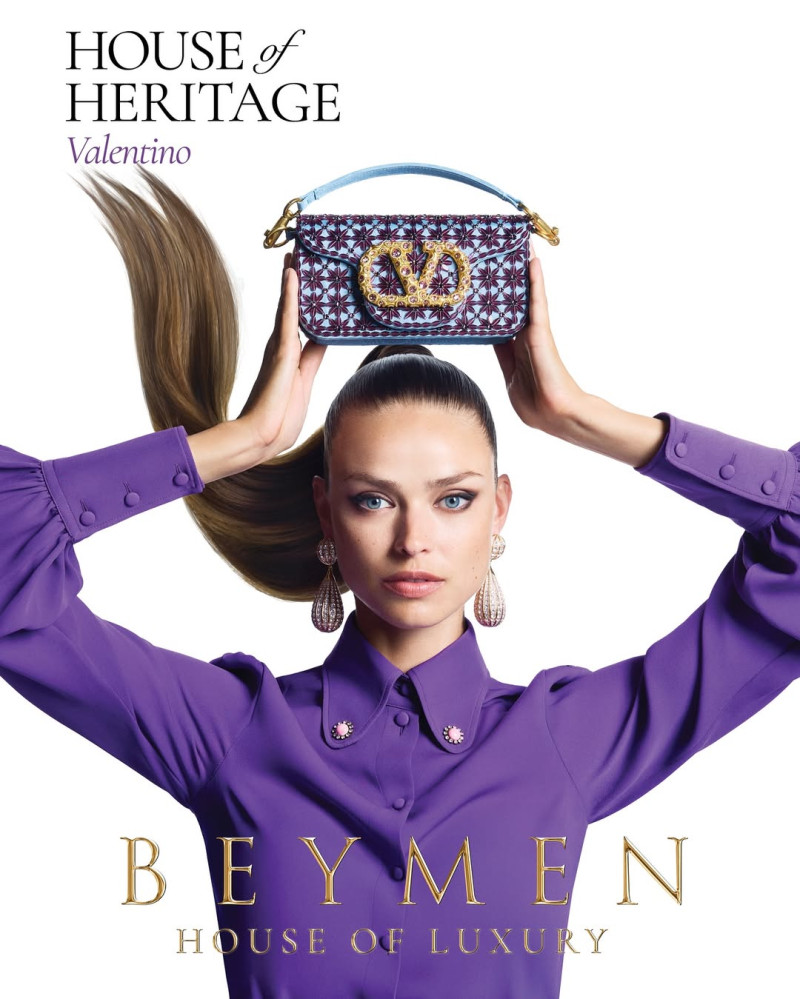 Birgit Kos featured in  the Beymen advertisement for Spring/Summer 2025