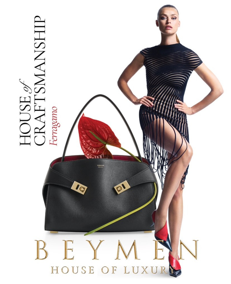 Birgit Kos featured in  the Beymen advertisement for Spring/Summer 2025