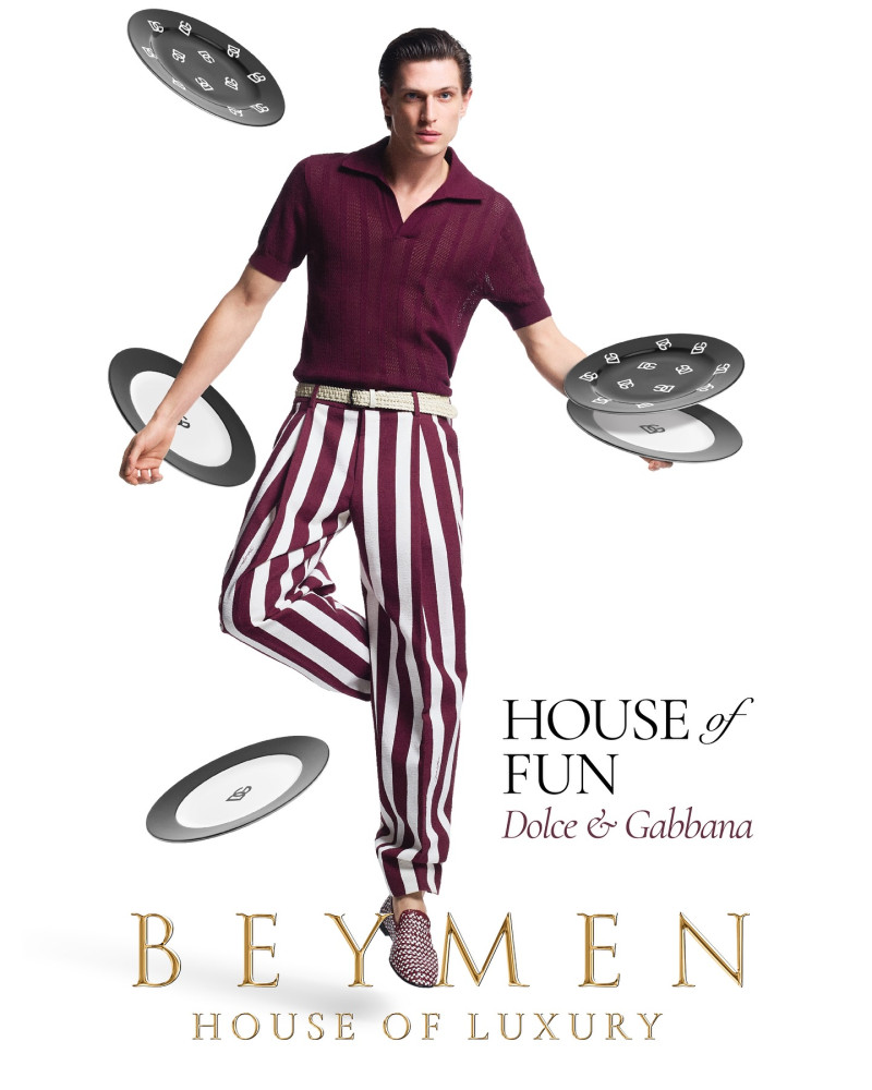 Edoardo Sebastianelli featured in  the Beymen advertisement for Spring/Summer 2025