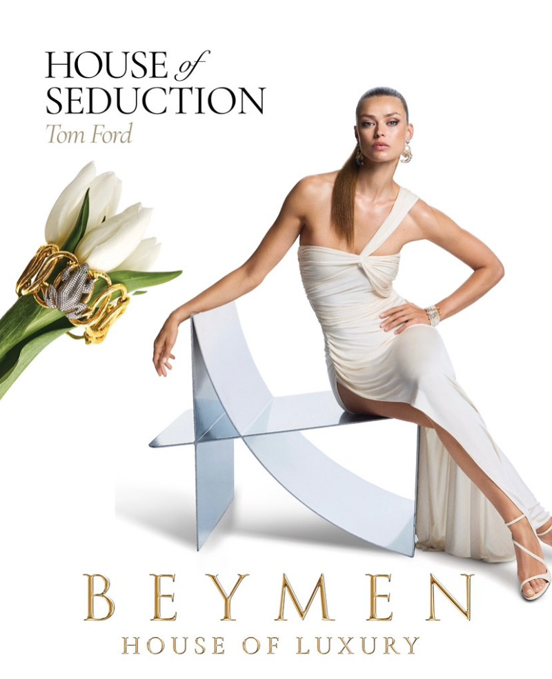 Birgit Kos featured in  the Beymen advertisement for Spring/Summer 2025